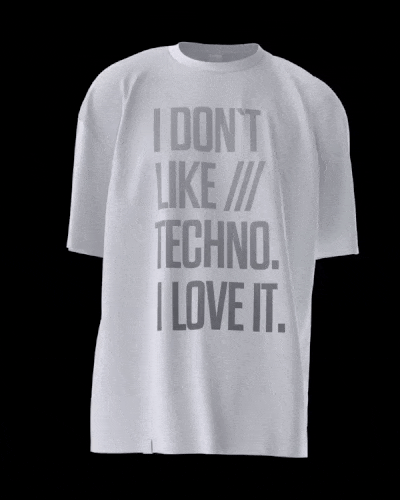 love techno white
